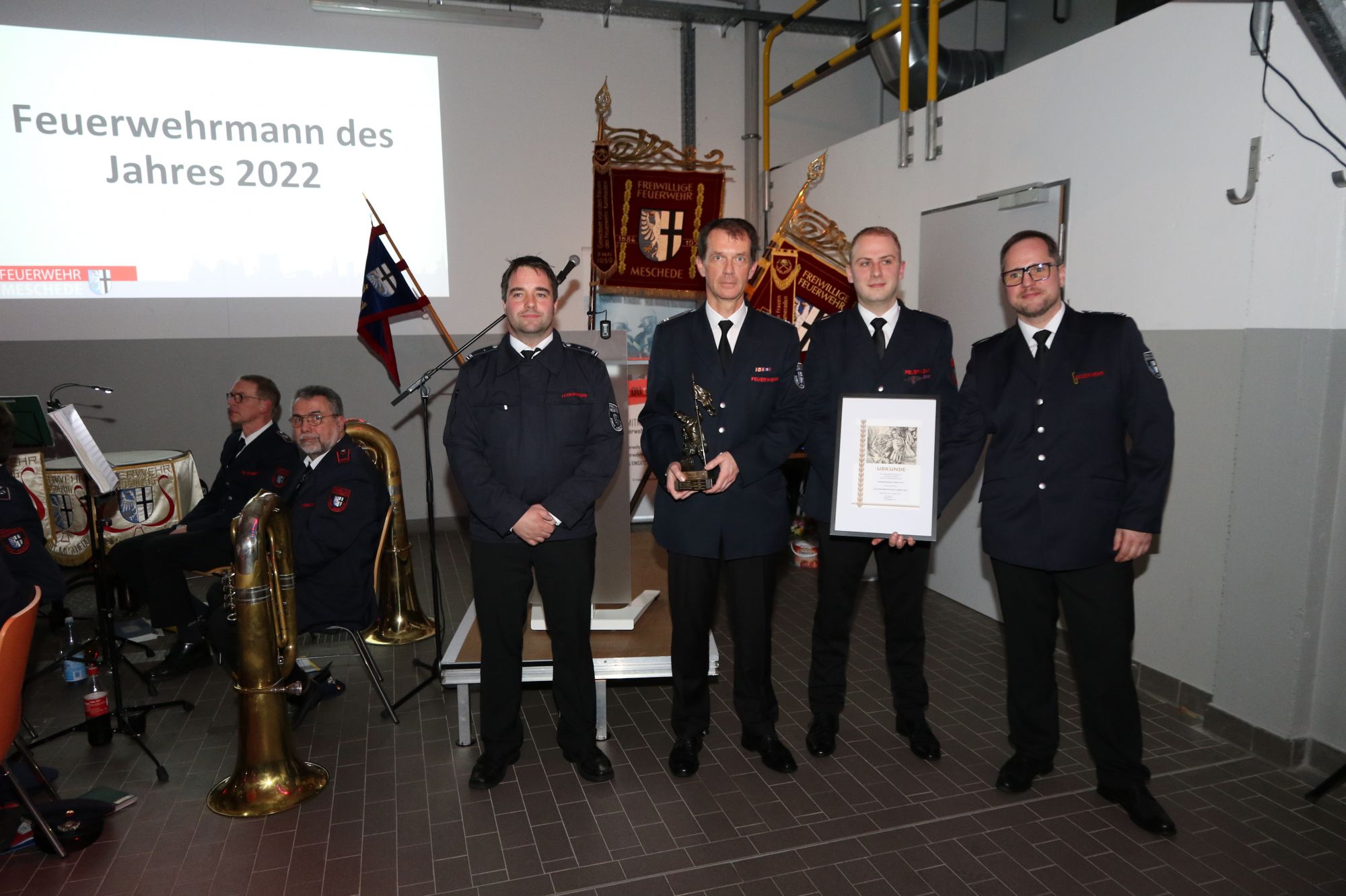 Ehrung zum Feuerwehrmann des Jahres