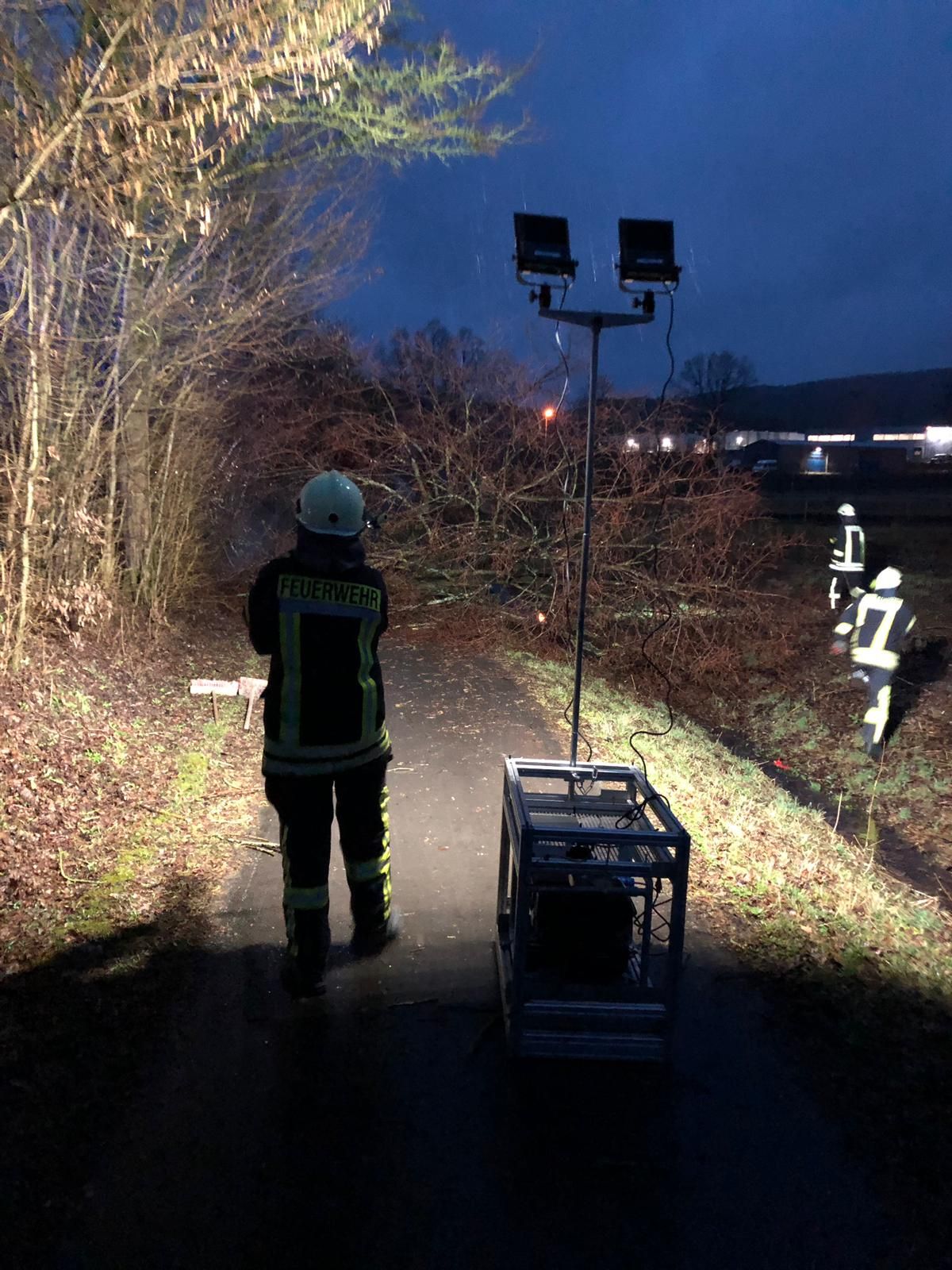 Einsatstelle - Radweg Einsatstelle - Radweg