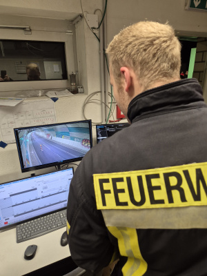 Die Tunnelleitstelle wird bei Notwendigkeit besetzt