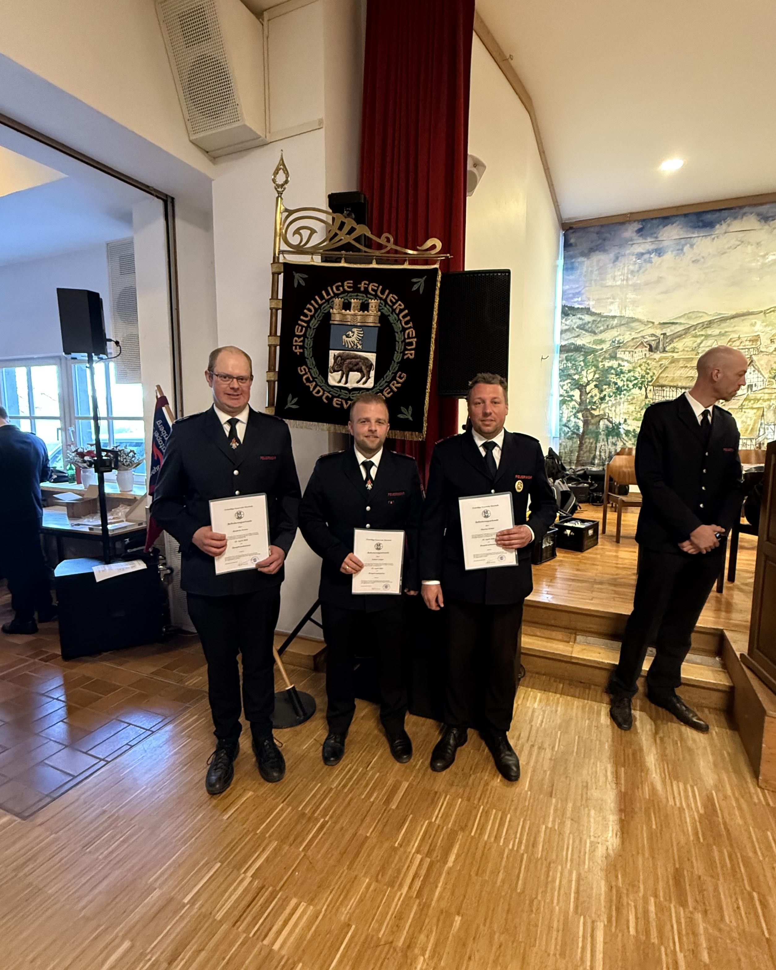 Bef�rderung zum Hauptbrandmeister