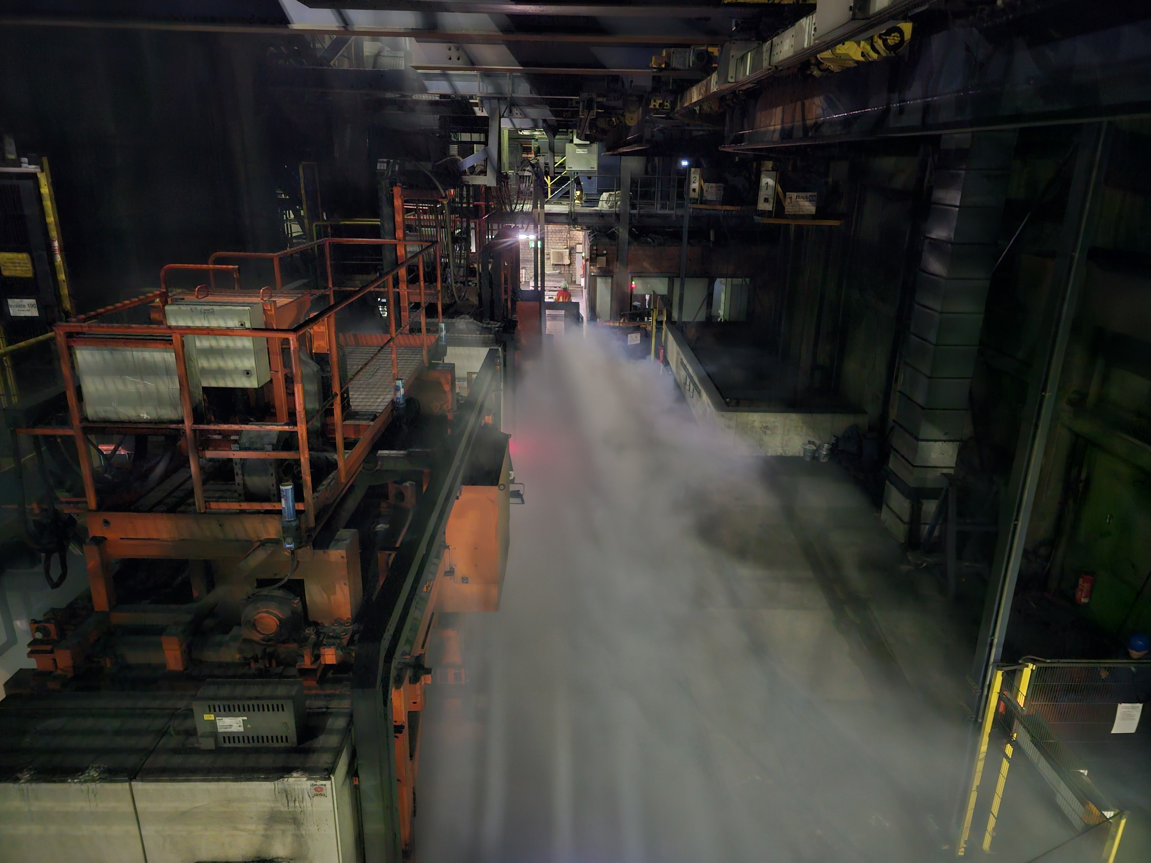 Blick in die Produktionshalle