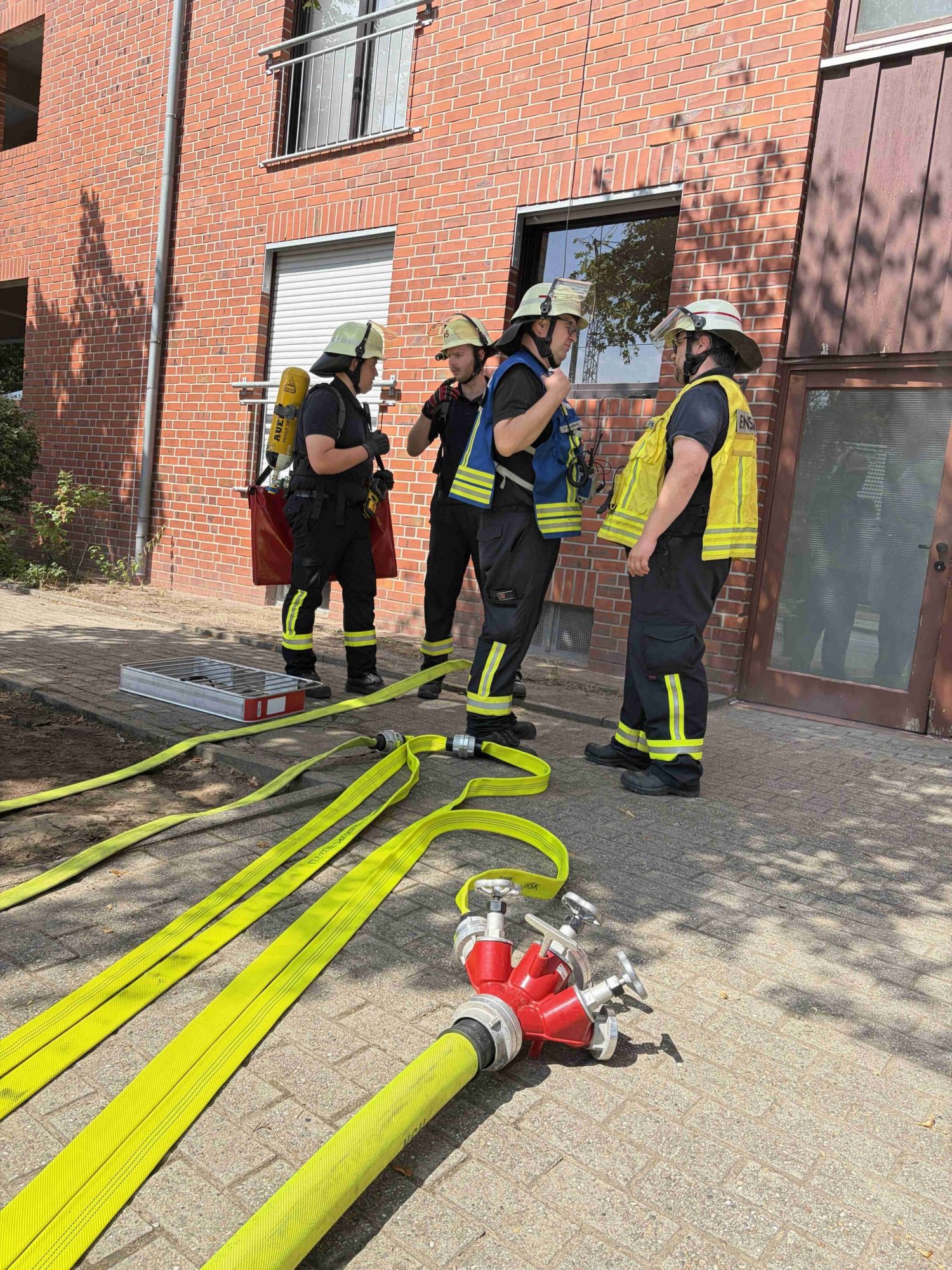 Brandbek�mpfung im Mehrfamilienhaus