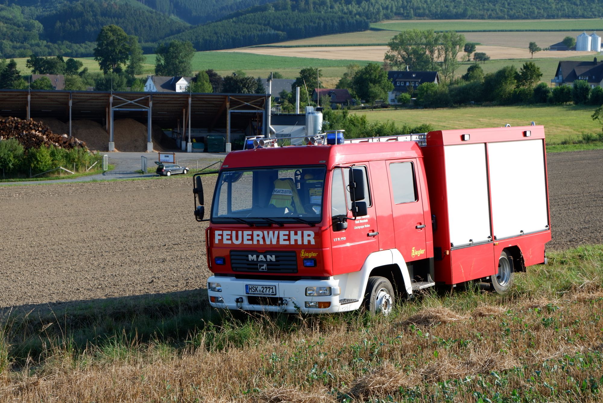 Das MLF mit dem Heizkraftwerk im Hintergrund in 2019 Das MLF mit dem Heizkraftwerk im Hintergrund in 2019