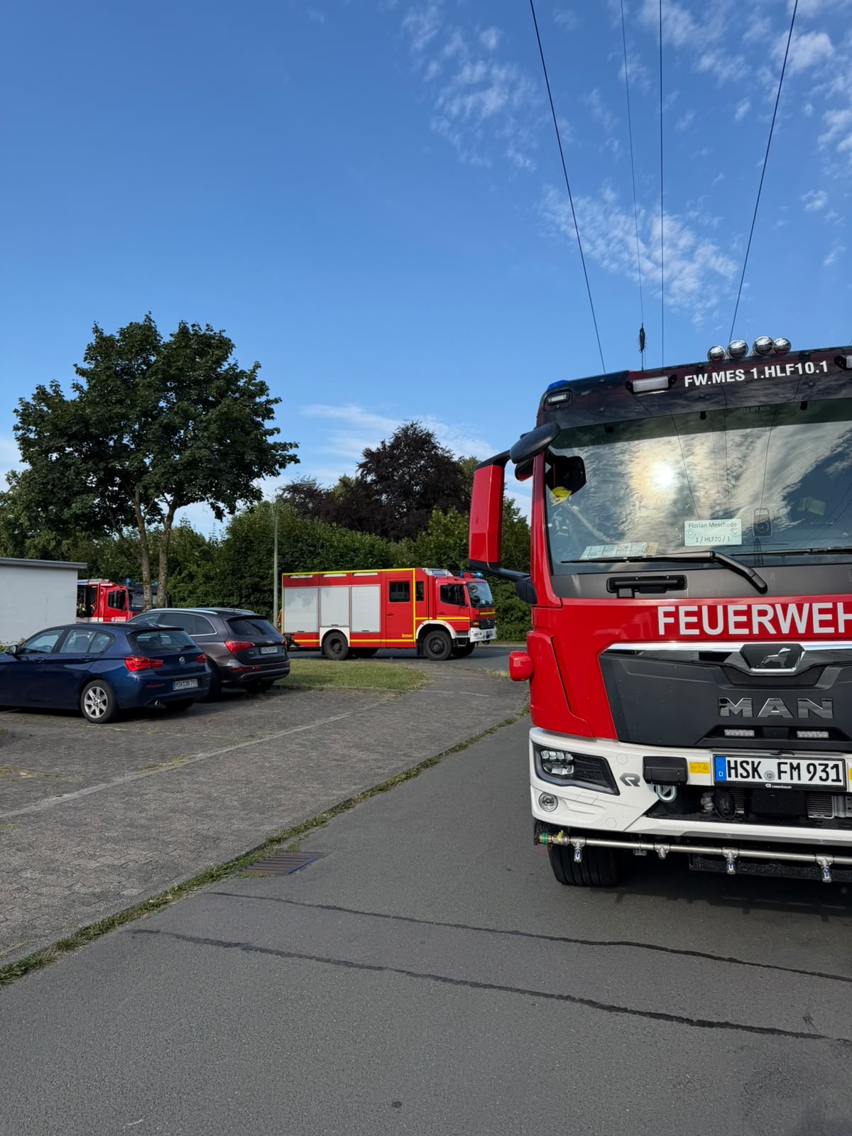 Fahrzeuge in Bereitstellung