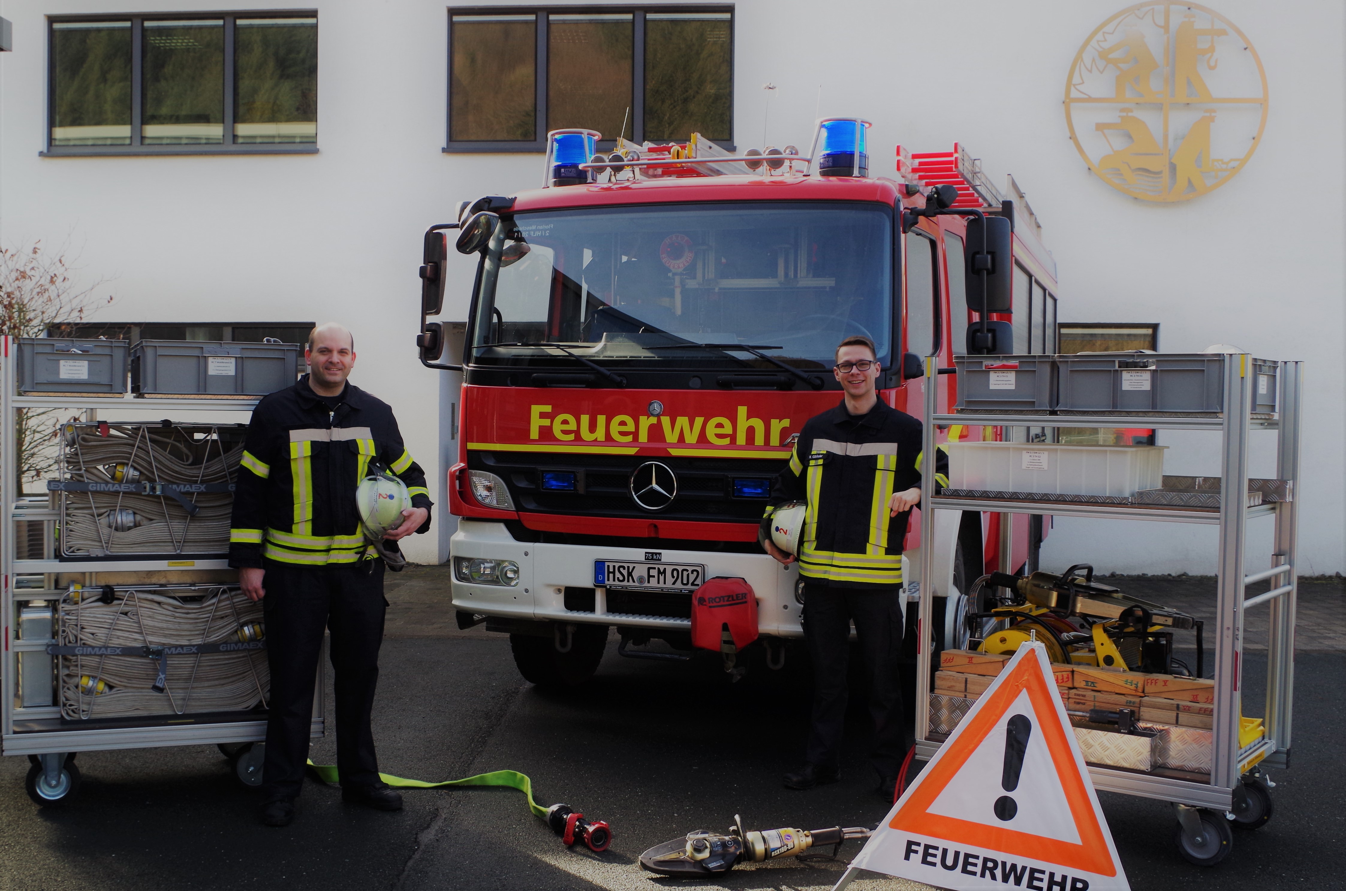 Die Zugführung vom Löschzug Freienohl Die Zugführung vom Löschzug Freienohl