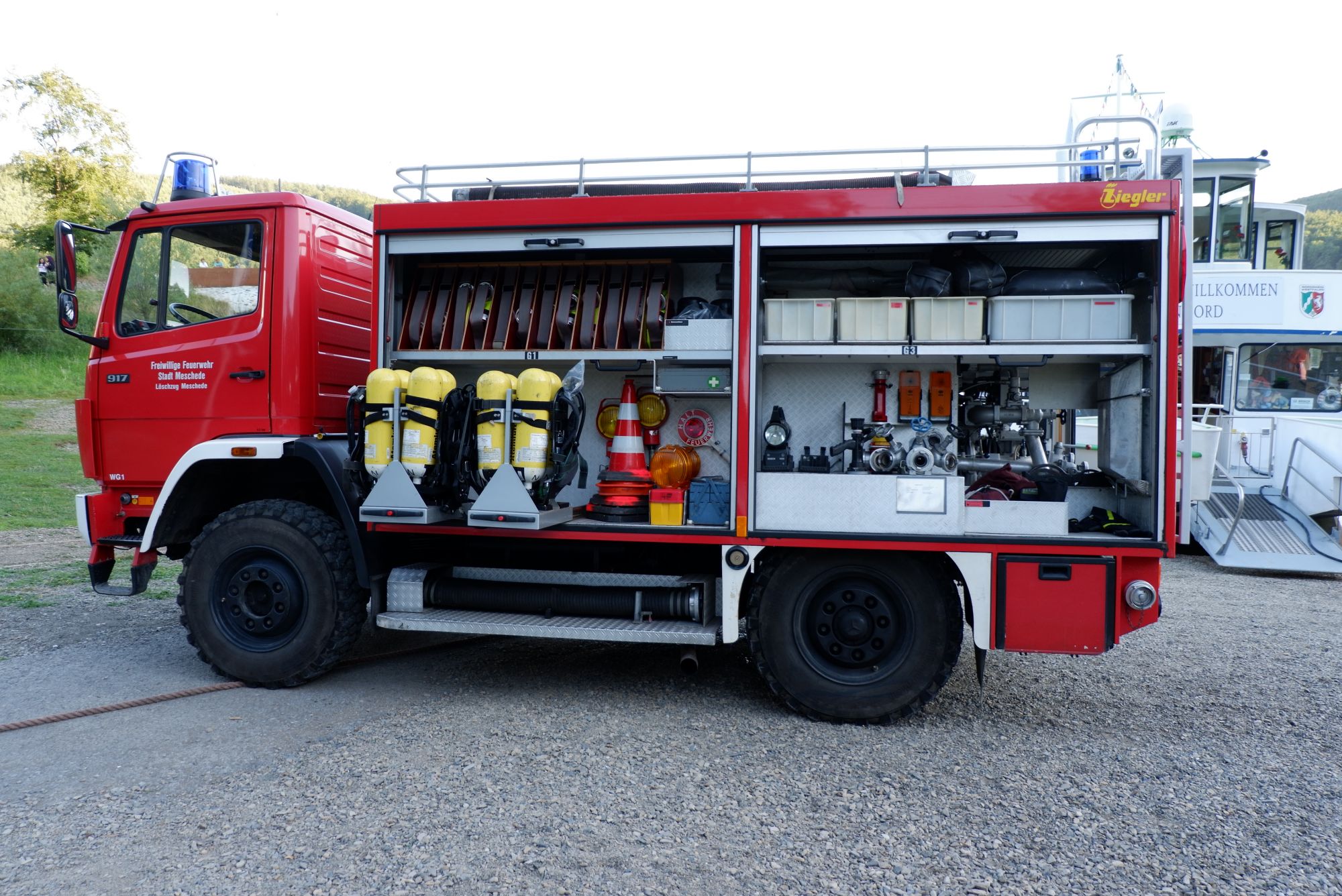 Beladung Fahrerseite Beladung Fahrerseite