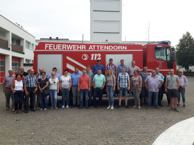 Gruppenfoto Feuerwehrfahrt
