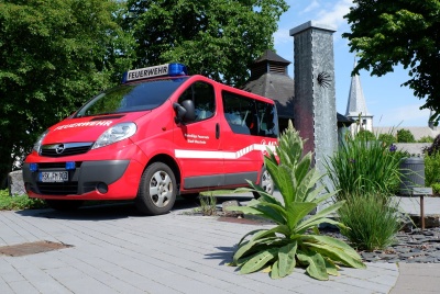 Das Mannschaftstransportfahrzeug der Lschgruppe Olpe