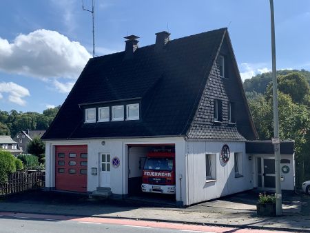 Das Feuerwehrhaus der Löschgruppe Wallen