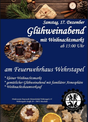 Einladung zum Wehrstapeler Glhweinabend 2022