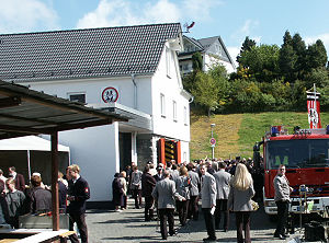 Das Gertehaus der Lschgruppe Wennemen wurde im Jahre 1963 erbaut und 2003 bis 2004 umfangreich umgebaut.