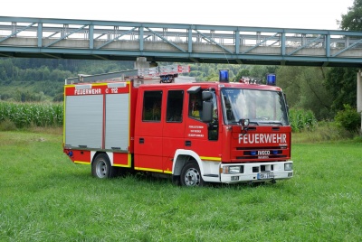 Das LF-10 unter der Brcke der Nordschleife des Ruhrtalradweges in 2020